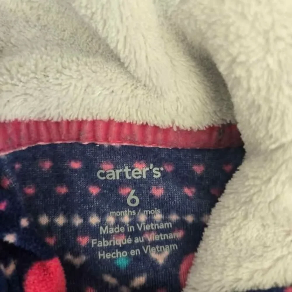 6 Month Carter's Fleece Hooded Playsuit with Ears
